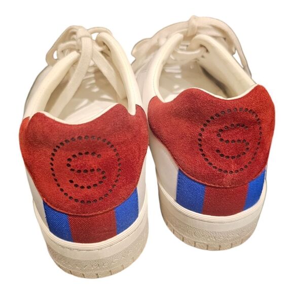 Authentic! STELLA MCCARTNEY Vegan/Eco Leather Low Top Sneaker - Size 7 - Picture 4 of 9